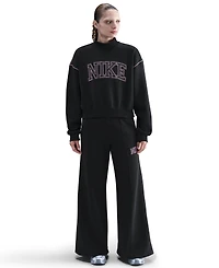 Nike Women's Phoenix Fleece Mock-Neck Sweatshirt
