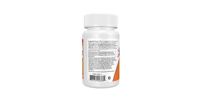 Now Foods Vitamin D-3 50,000 Iu ,12 Softgels