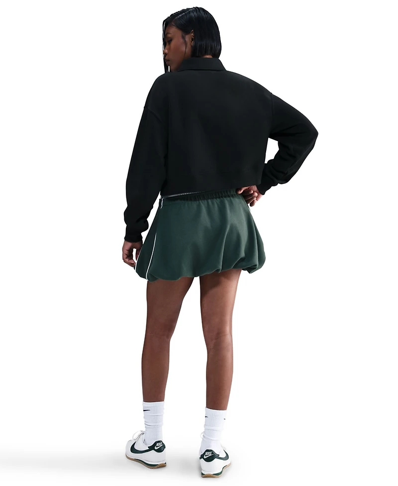 Nike Women's Phoenix Fleece Loose Collared Top