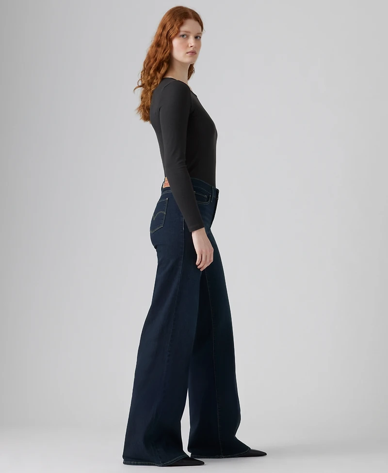 Levi's Women's 318 Shaping Stellar-Stretch Wide-Leg Jeans