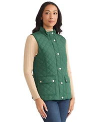 Jones New York Petite Patch Pocket Vest