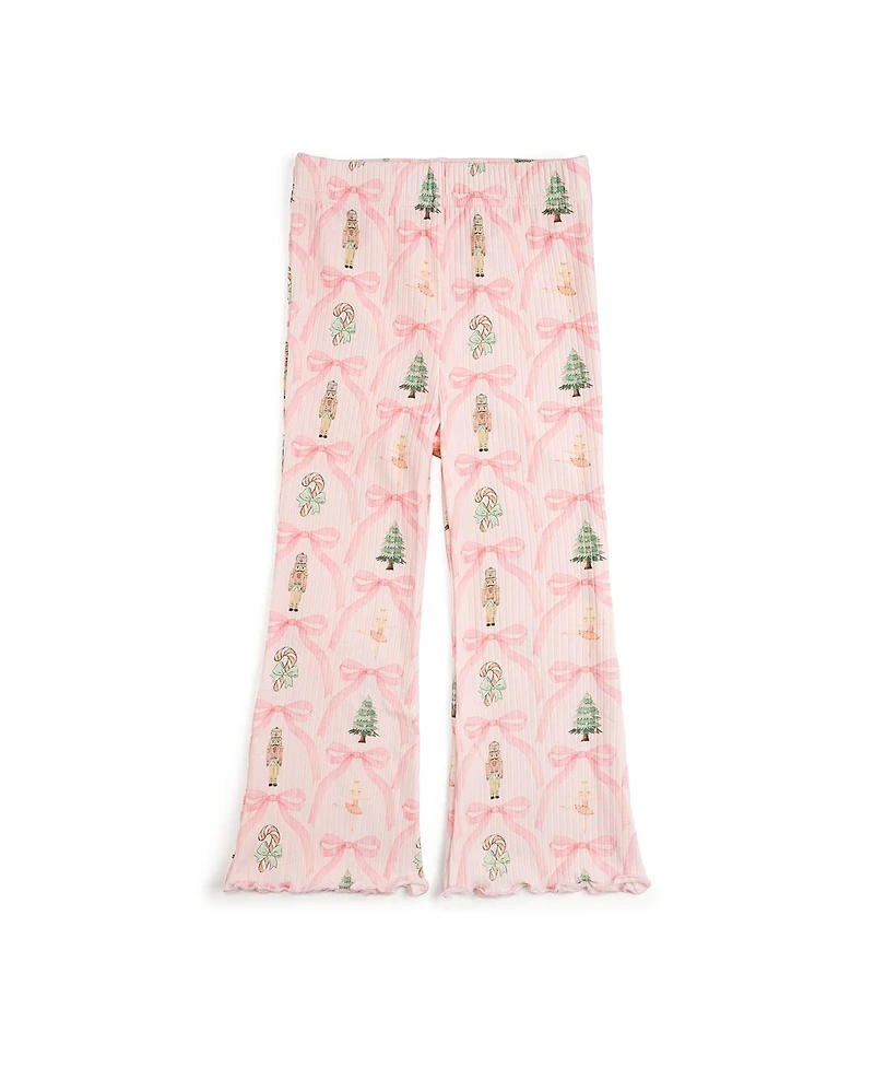Sweet Wink Baby Girls Nutcracker Trellis Christmas Flare Legging