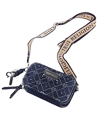 True Religion Studded Denim Camera Bag