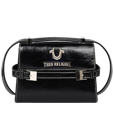 True Religion Buckle Tab Flap Bag