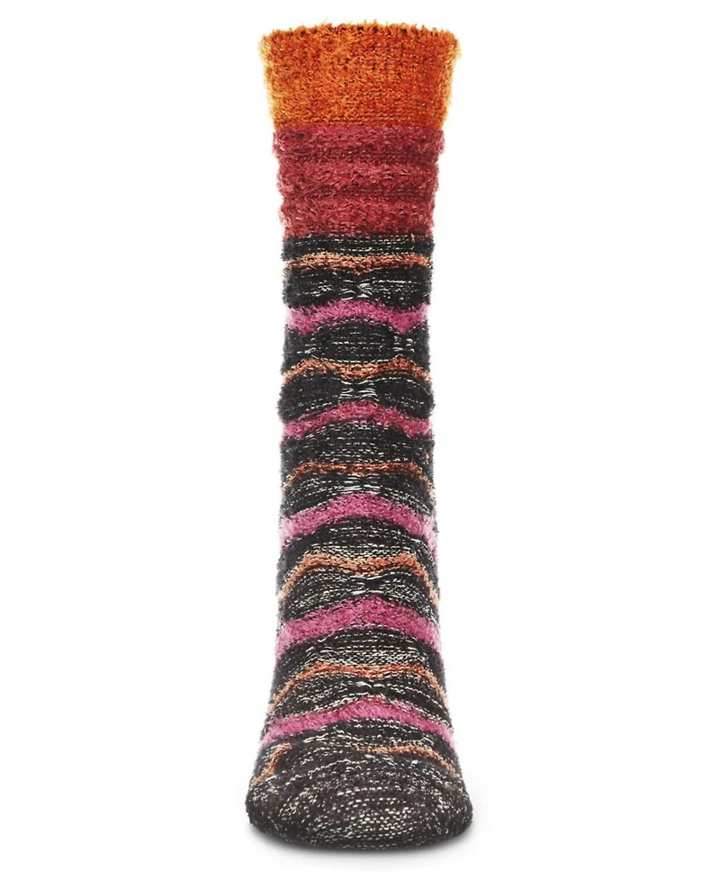 MeMoi Women's Thick Chevronitty Cozy Crew Socks