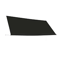 Awning Anthracite Steel frame, 100% polyester fabric with Pa coating