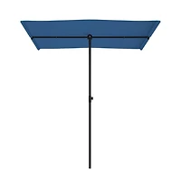 Garden Parasol Azure blue 100% polyester, aluminum Large