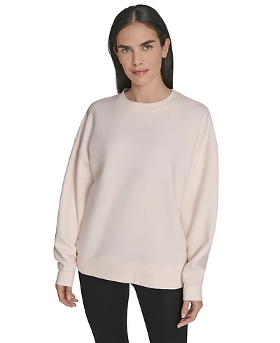 Calvin Klein Women's Performance Crew Neck Oversized Sweatshirt