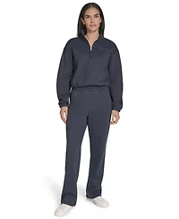 Calvin Klein Women's Performance Half-Zip Pull-On Sweatshirt