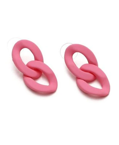 Sohi Womens Chainlink Drop Earrings