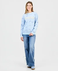 Disney Juniors' Stitch Crewneck Sweatshirt