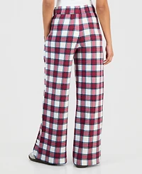 Grayson Threads, The Label Juniors' Hello Kitty Plaid Fleece Pants