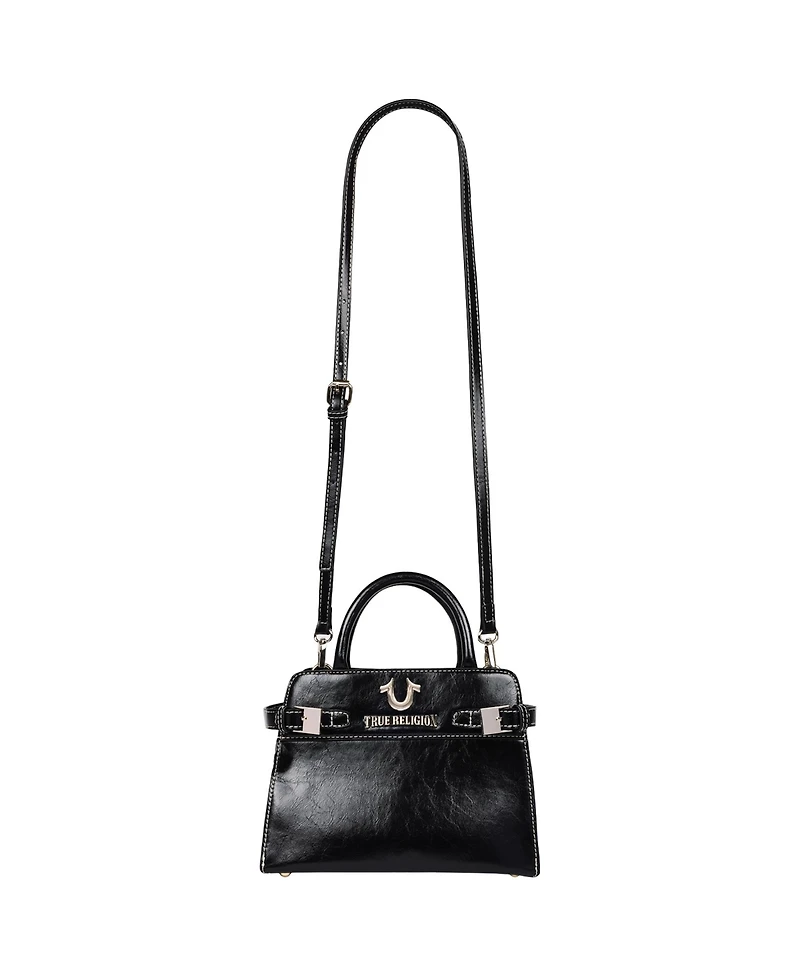True Religion Buckle Tab Tote