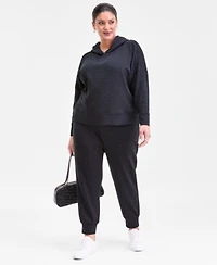 I.N.C. International Concepts Plus Size Shine Hoodie Shine Sweatpants Tayviss Shoulder Bag Exclusively At Macys