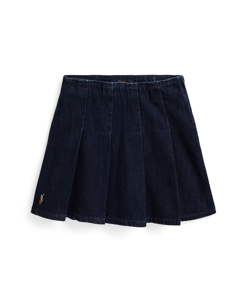 Polo Ralph Lauren Girls 2T-6X Zipper Pleated Skirt