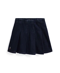 Polo Ralph Lauren Girls 2T-6X Zipper Pleated Skirt