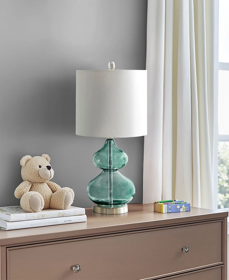 510 Design Ellipse Curved Gourd Glass Table Lamp, Set of 2