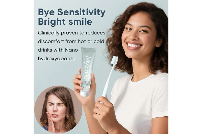 MySmile Nano-Hydroxyapatite Toothpaste for Sensitive Teeth