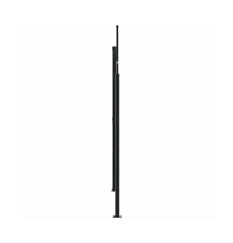 Retractable Side Awning Anthracite Steel 86.6 x 472.4 in