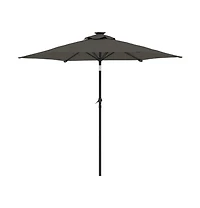 Garden Parasol Anthracite Steel, Polyester Large Tiltable