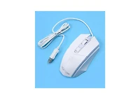 Usb Wired Keyboard and Mouse Set - Mechanical Feel Backlit Keyboard and Ergonomic Mouse, White