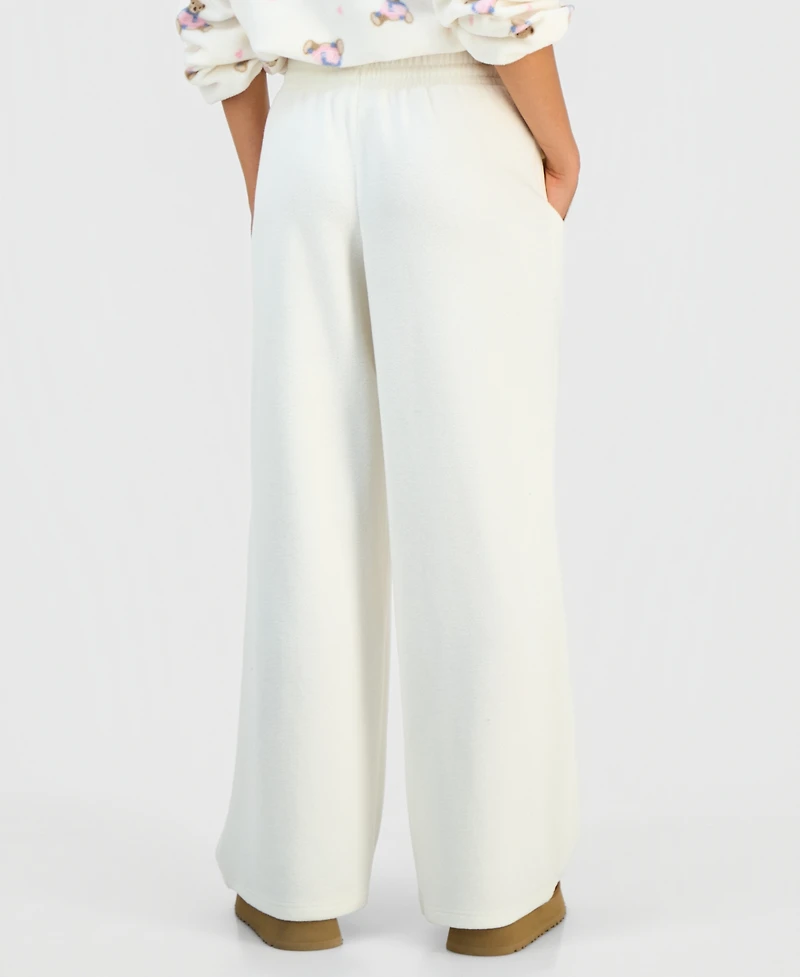 Hippie Rose Juniors' Polar Fleece High-Rise Pants