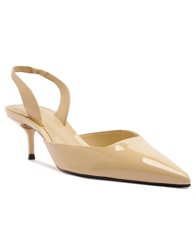 Schutz Women's Paola Mid Pointy Toe Slingback Pumps