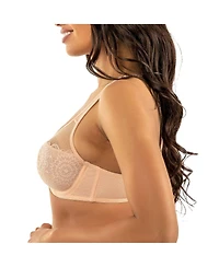 Parfait Women's Luxlacy Unlined Wired Bra, Cameo Rose
