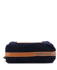 Pre-Owned Hermes Odyssee Terre Duffle Bag Canvas with Leather
