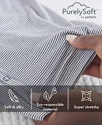 PurelySoft by Carter's Baby Long-Sleeve Bodysuits, 2 Pack