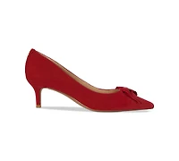 Lauren Ralph Women's Adrienne Suede Bow Pumps