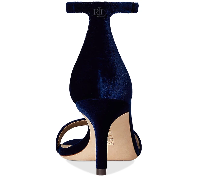 Lauren Ralph Lauren Women's Allie Ankle-Strap Mid-Heel Dress Sandals