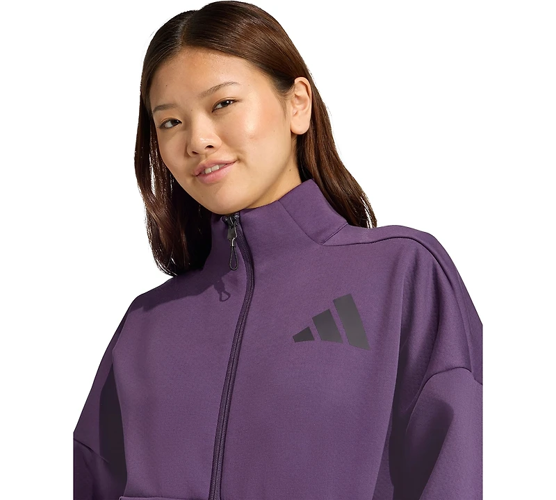 adidas Women's Z.n.e. Zip-Front Long Sleeve Track Jacket