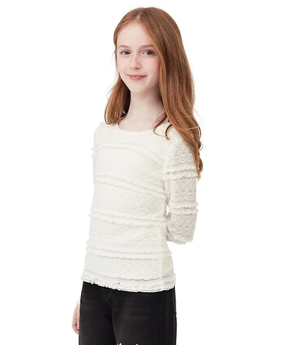 Habitual Girls 7-16 Lace Long Sleeve Top