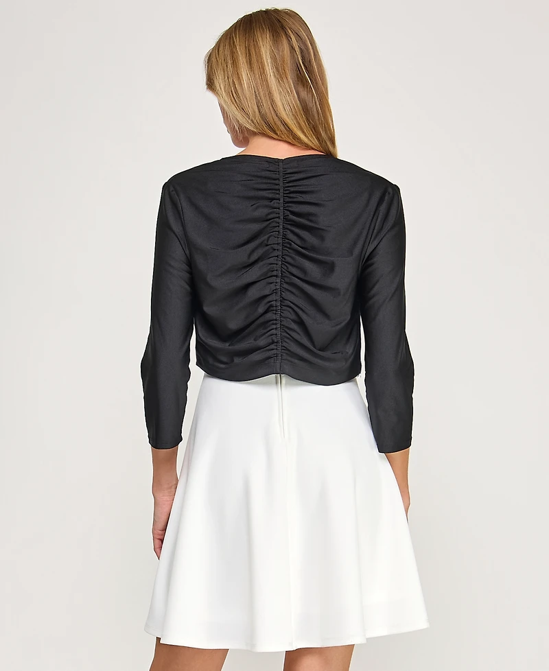 City Studios Juniors' 3/4-Sleeves Bolero