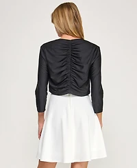 City Studios Juniors' 3/4-Sleeves Bolero