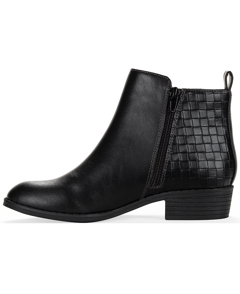 Style & Co Women's Claraa Buckle Detail Block Heel Booties, Macy's Exclusive