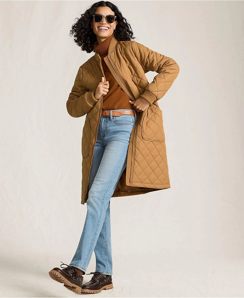 Lands' End Women's FeatherFree Insulated Bomber Coat