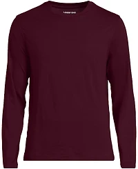 Lands' End Big & Tall Long Sleeve Cotton Supima Tee