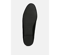London Rag Malta Penny Strap Velvet Loafers Women
