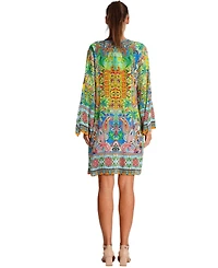La Moda Clothing Women's Short Bell Sleeve Dress