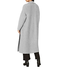 Yumi Knitted Maxi Cardigan With Pockets