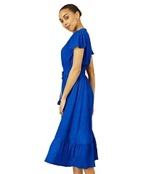 Yumi Women's Button Detail Midi Dress