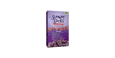Now Foods Slender Sticks Active, Grape 12 sticks