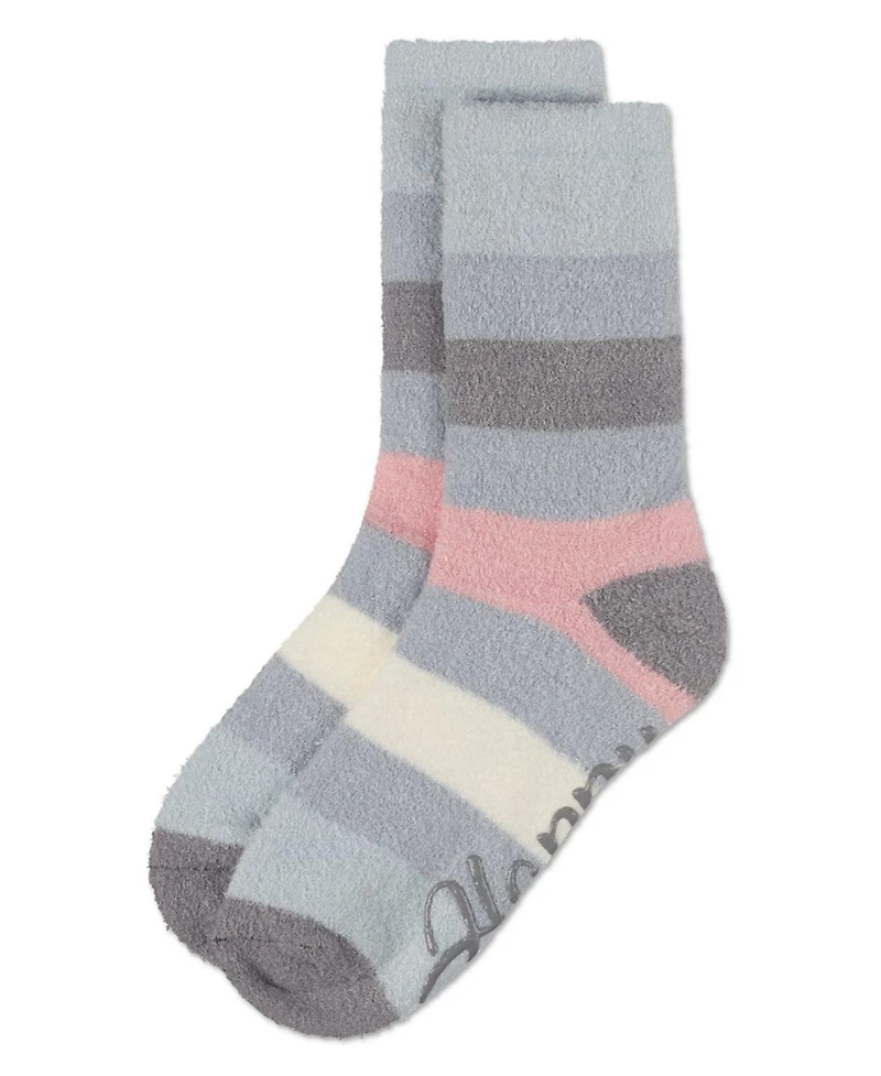 MeMoi Women's Happy Aloe Infused Crew Socks