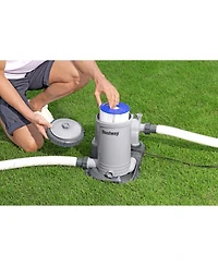 Bestway 2,500 Gallon Filter Pump Set for Above Ground Outdoor Swimming Pools
