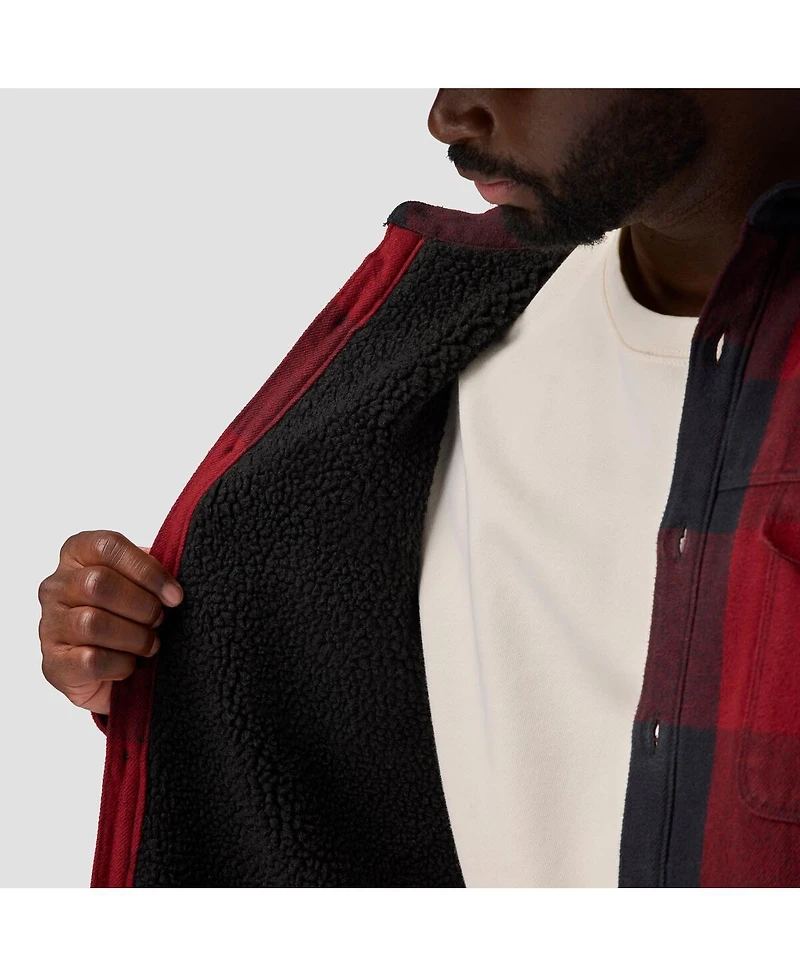 Backcountry Men's Venture Pile-Fleece Lined Flannel Shirt Jacket-