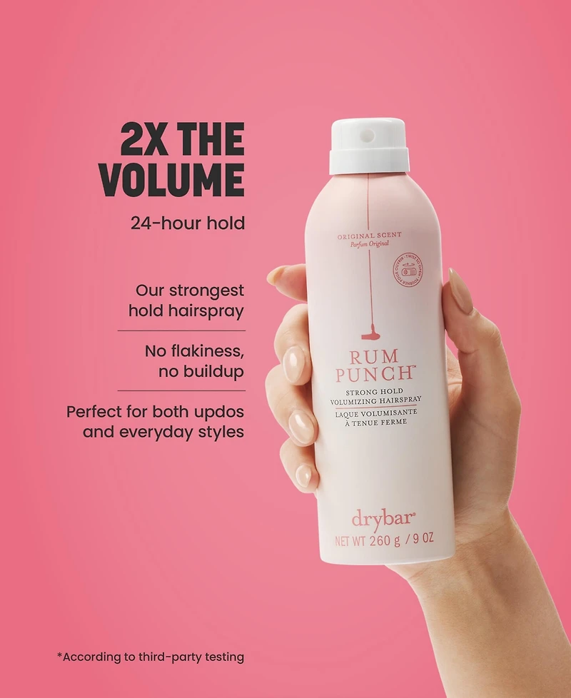 Drybar Rum Punch Strong Hold Volumizing Hairspray, 9 oz.