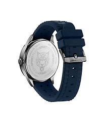 Plein Sport Mens Lineman 3 Hand Quartz Blue Silicone Strap 45mm