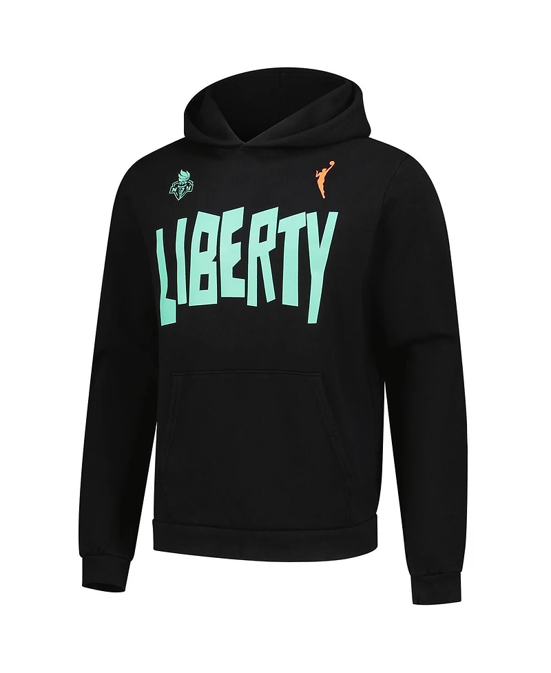 Playa Society Men's and Women's Black New York Liberty 1997 Wnba Premium Hoodie
